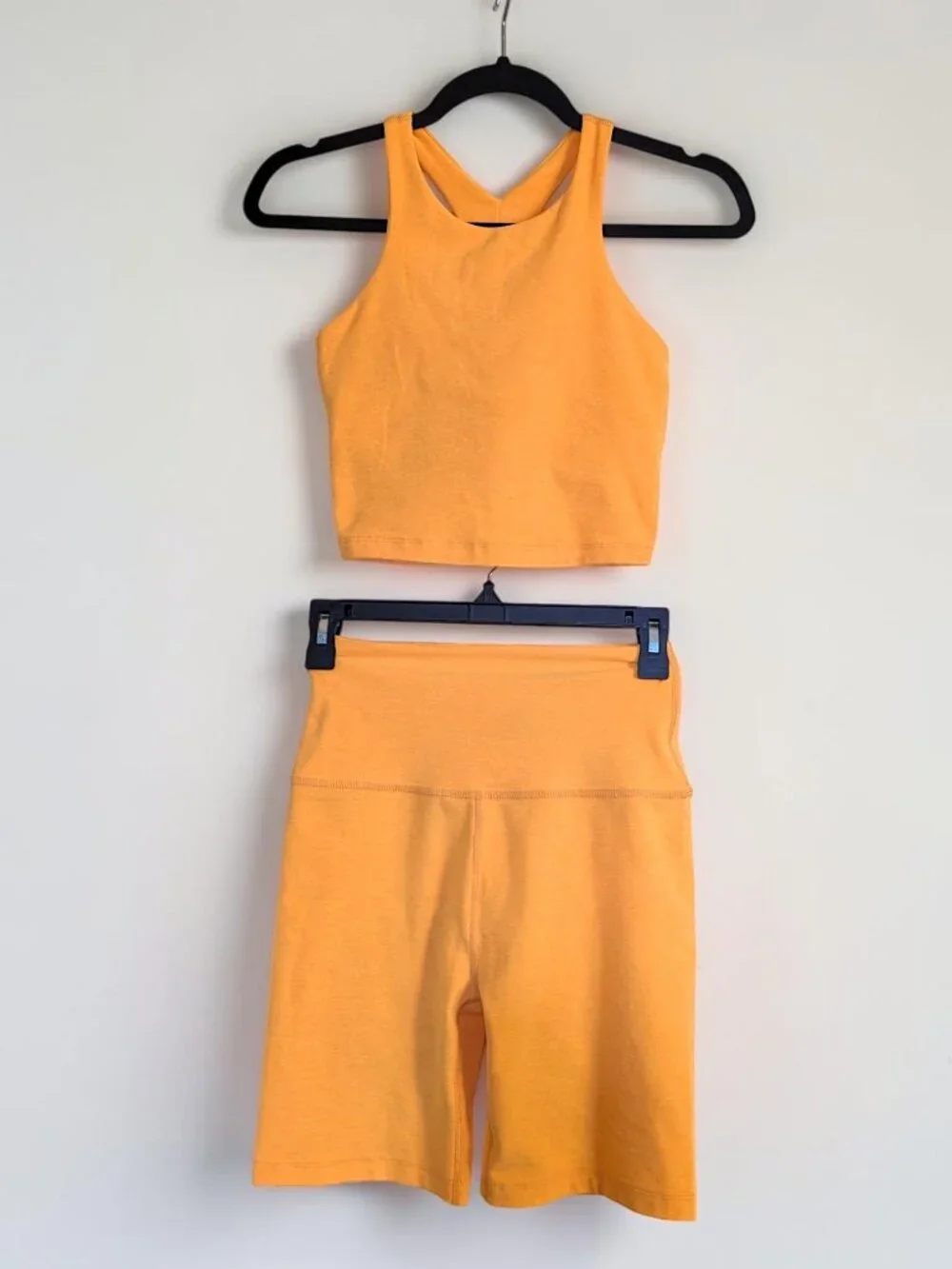 Beyond Yoga set refocus gym tank & high rise 5